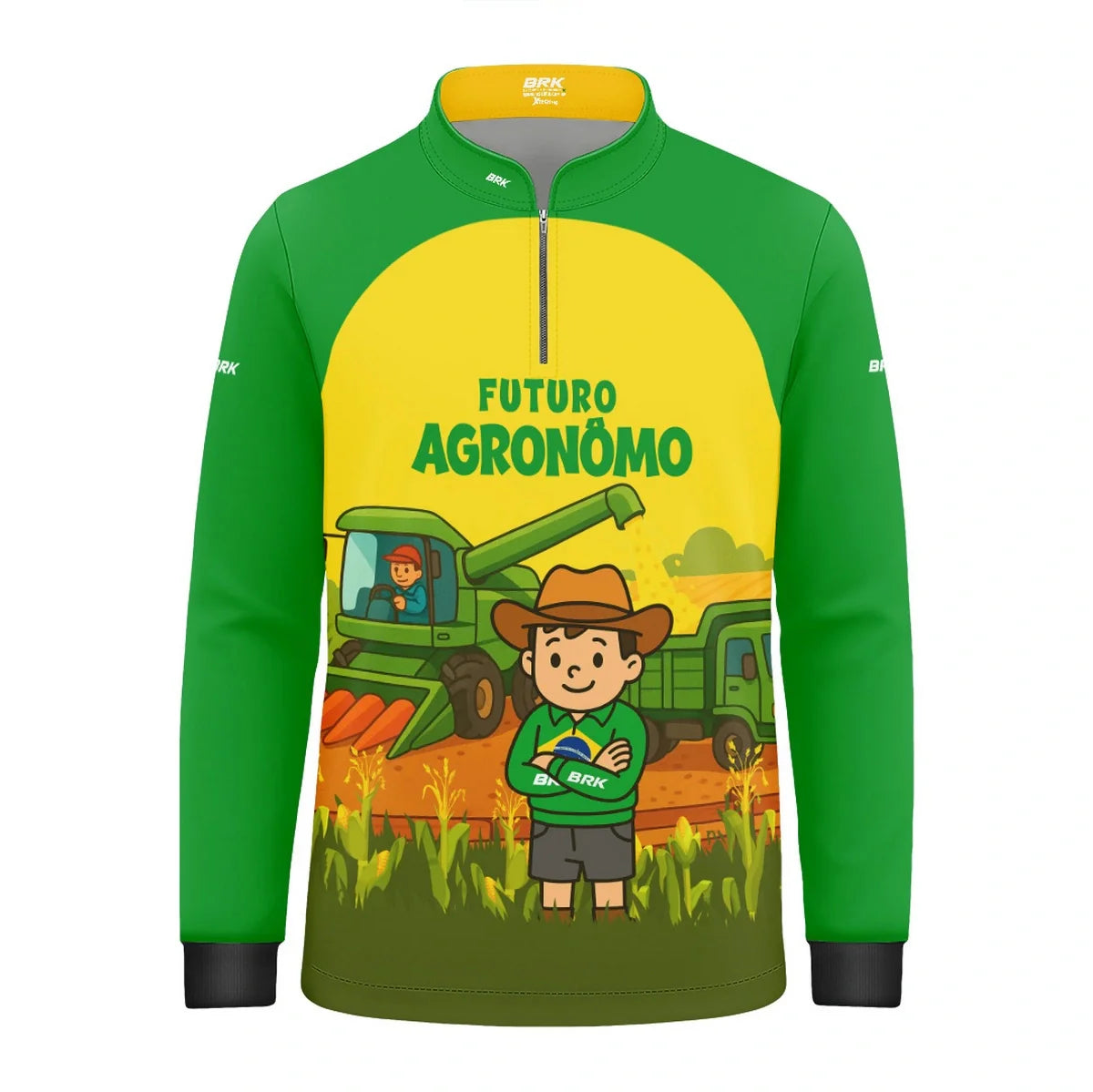 Camisa UV50 Agro Infantil Brk Futuro Agrônomo