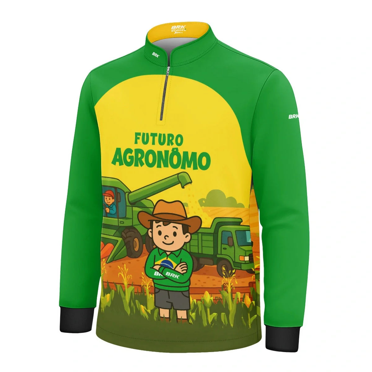 Camisa UV50 Agro Infantil Brk Futuro Agrônomo