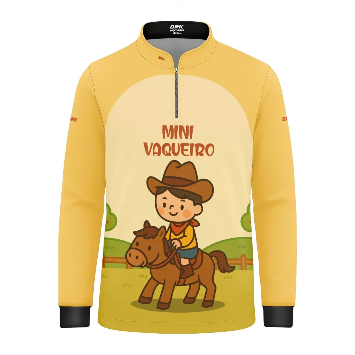 Camisa UV50 Agro Infantil Brk Mini Vaqueiro