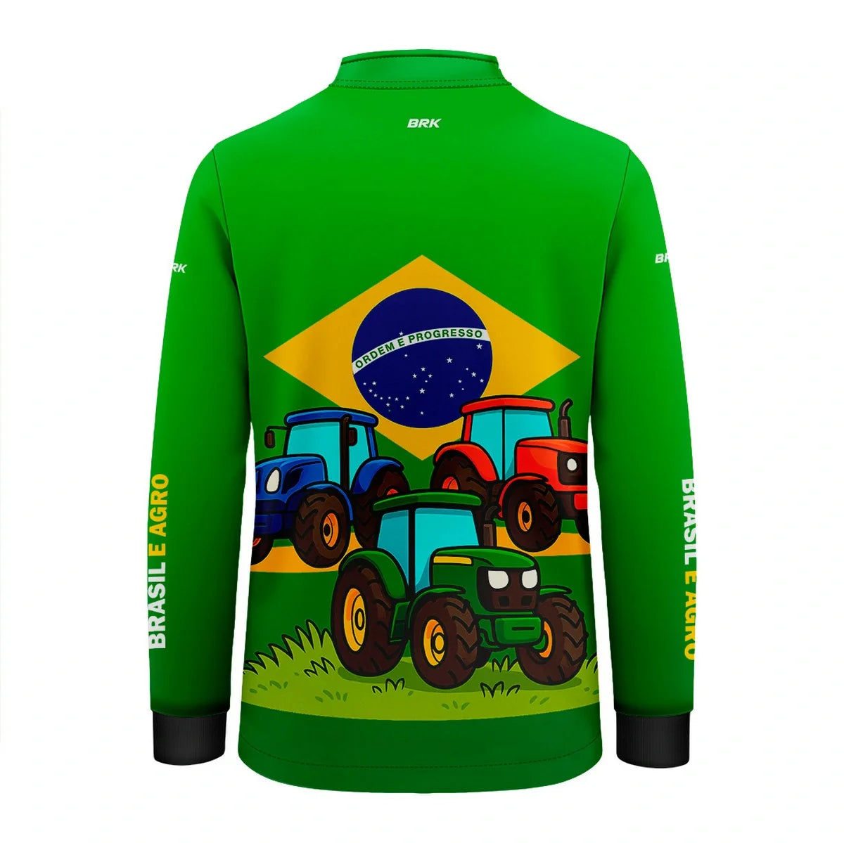 Camisa UV50 Agro Infantil Brk Tratores Brasil