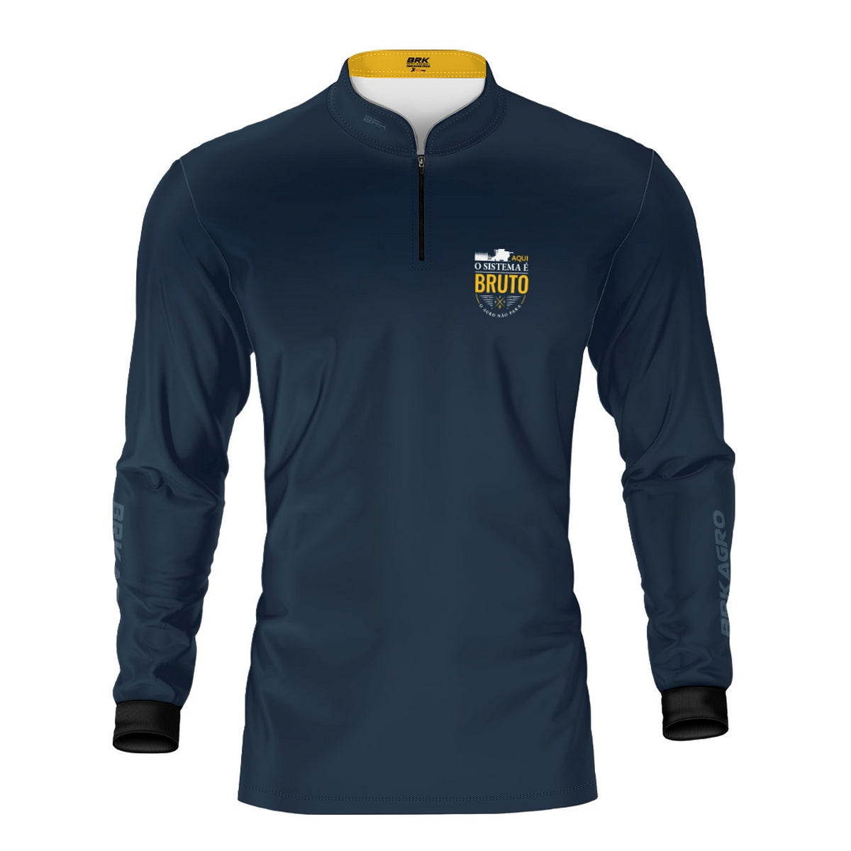 Camisa Agro Brk Aqui o Sistema é Bruto com Proteção UV50