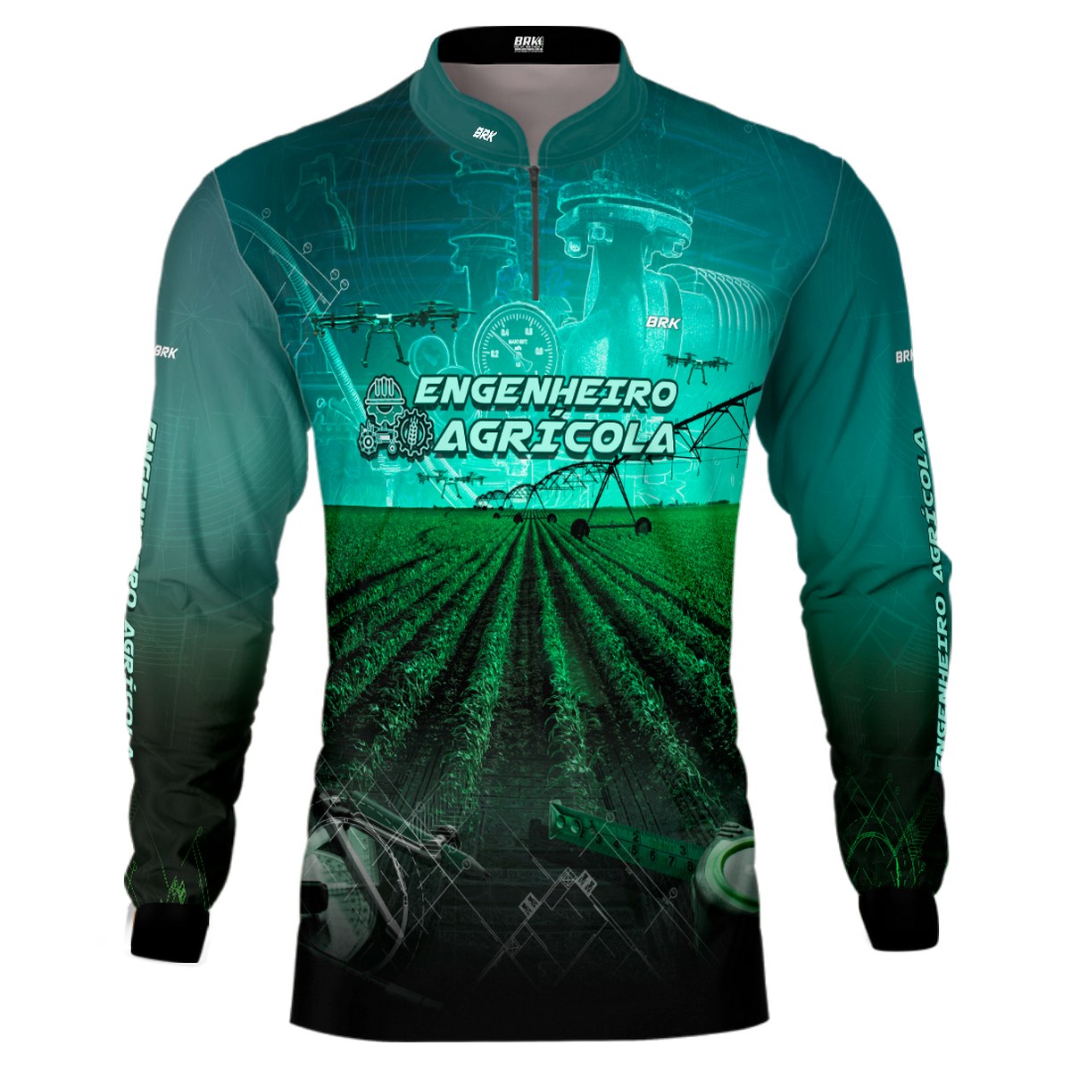 Camisa Agro Brk Engenheiro Agrícola com UV50+