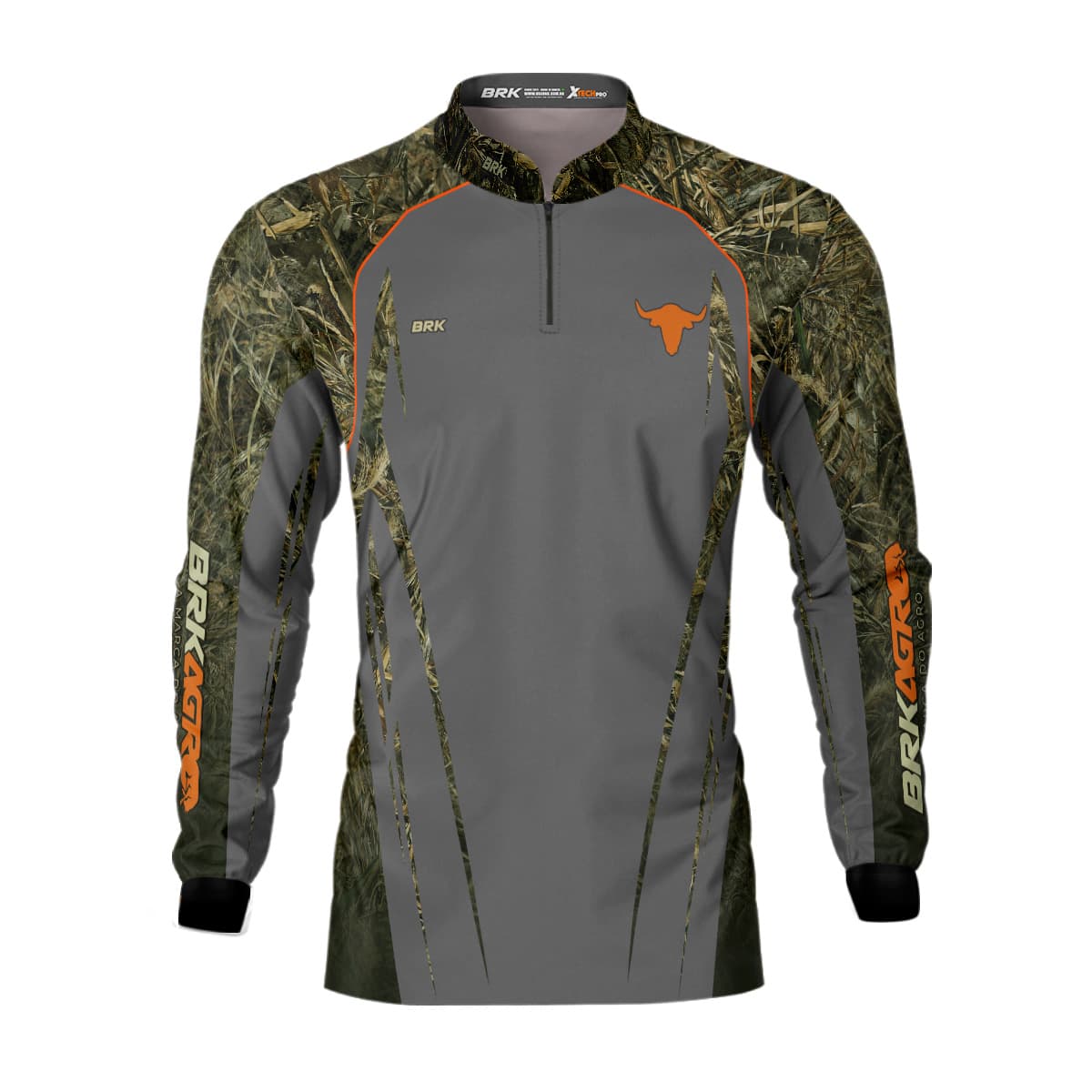 Camisa Agro Brk Camuflado Real Tree com Proteção Solar UV50+