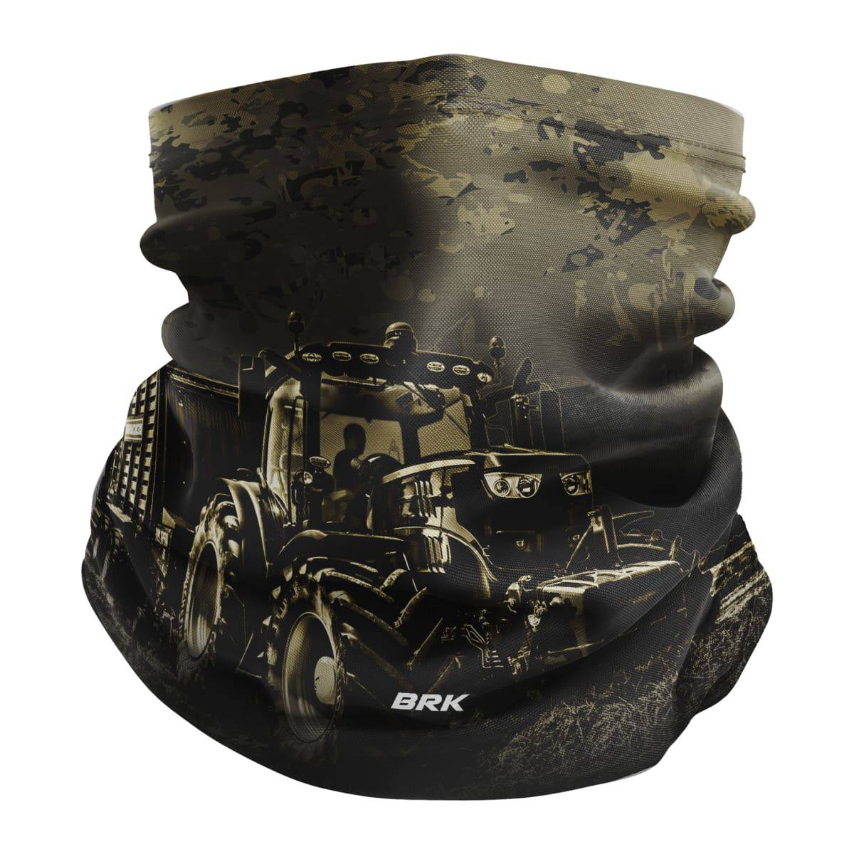 Bandana Tubeneck Agro Brk Verde Camuflado Trator Transporte com Proteção Solar UV50+