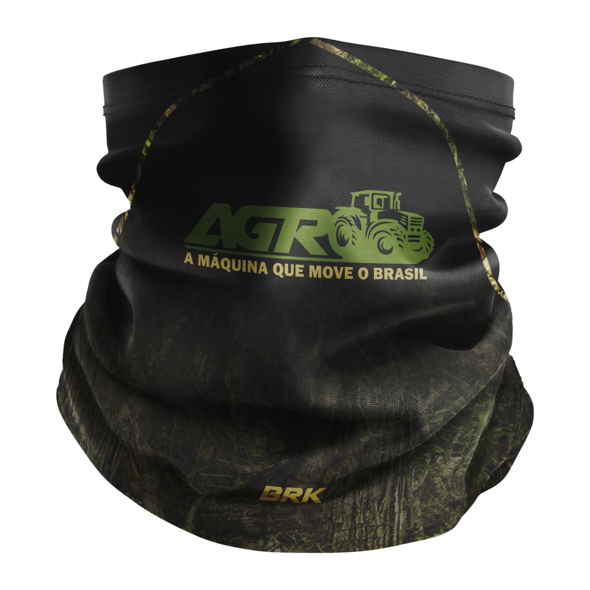 Bandana Tubeneck Agro Brk A Máquina que Move o Brasil com Proteção Solar UV50+