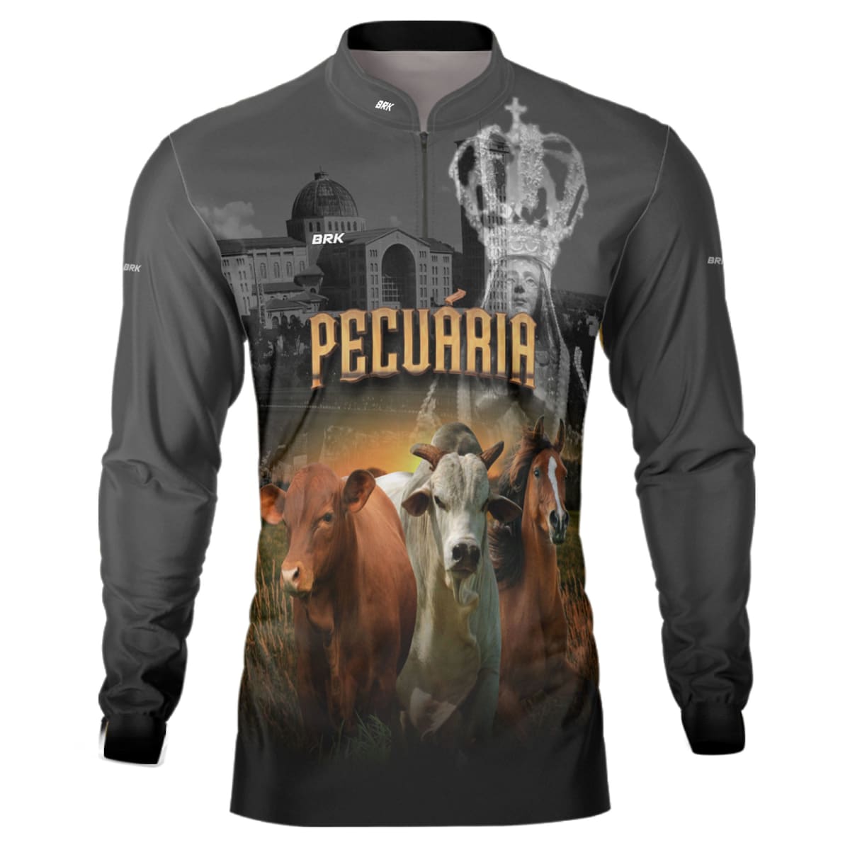 Camisa Brk Agro Pecuária com Proteção UV50+ Envio Imediato