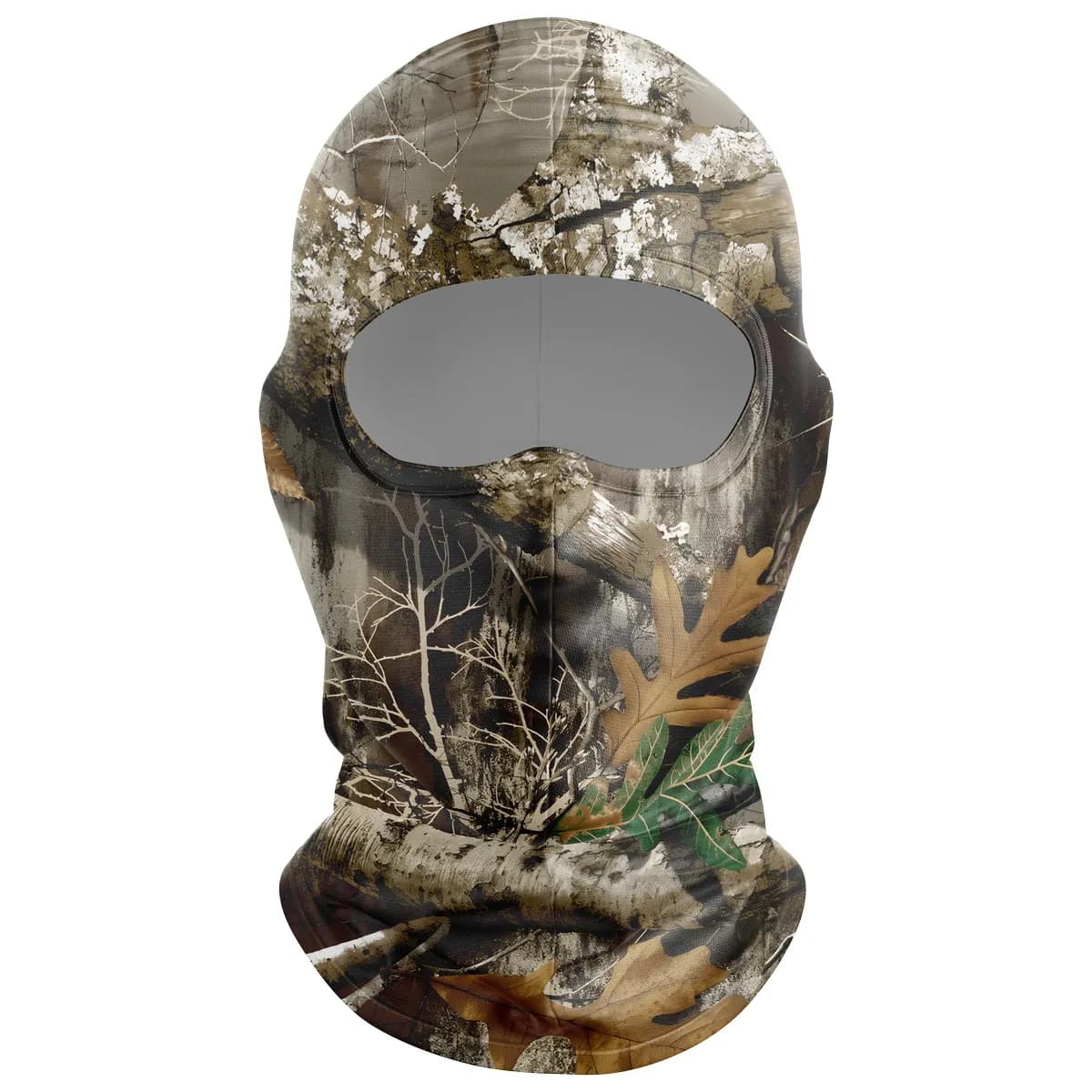 Balaclava Camuflada Folhas e Galhos Brk com Proteção UV50+