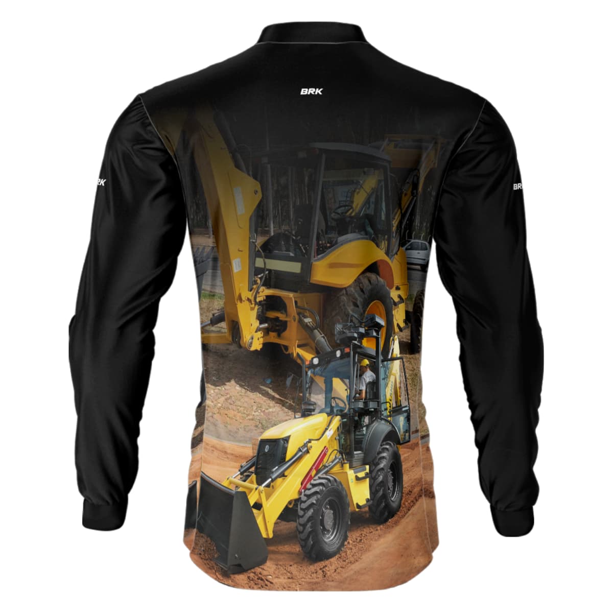 Camisa Agro Brk Retroescavadeira 02 NH com Proteção Solar UV50+