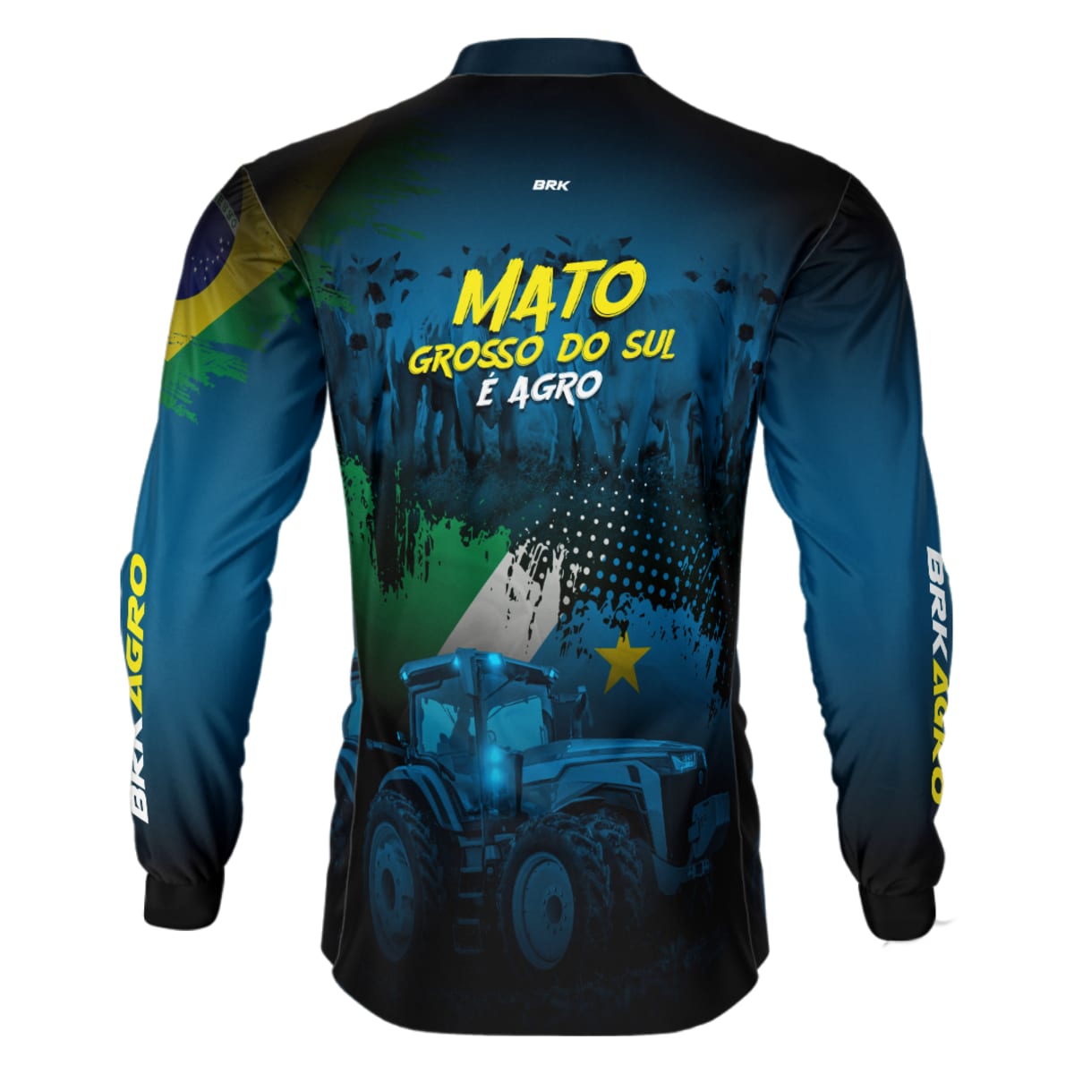 Camisa Agro Brk Agro é Mato Grosso do Sul com Proteção Solar UV50+