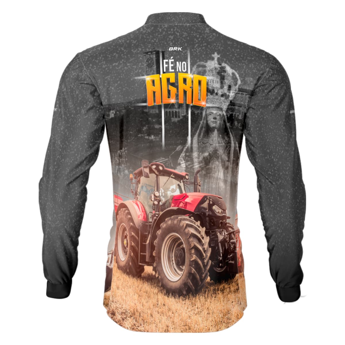 Camisa Agro Brk Padroeira Fé no Agro com Proteção Solar UV50+