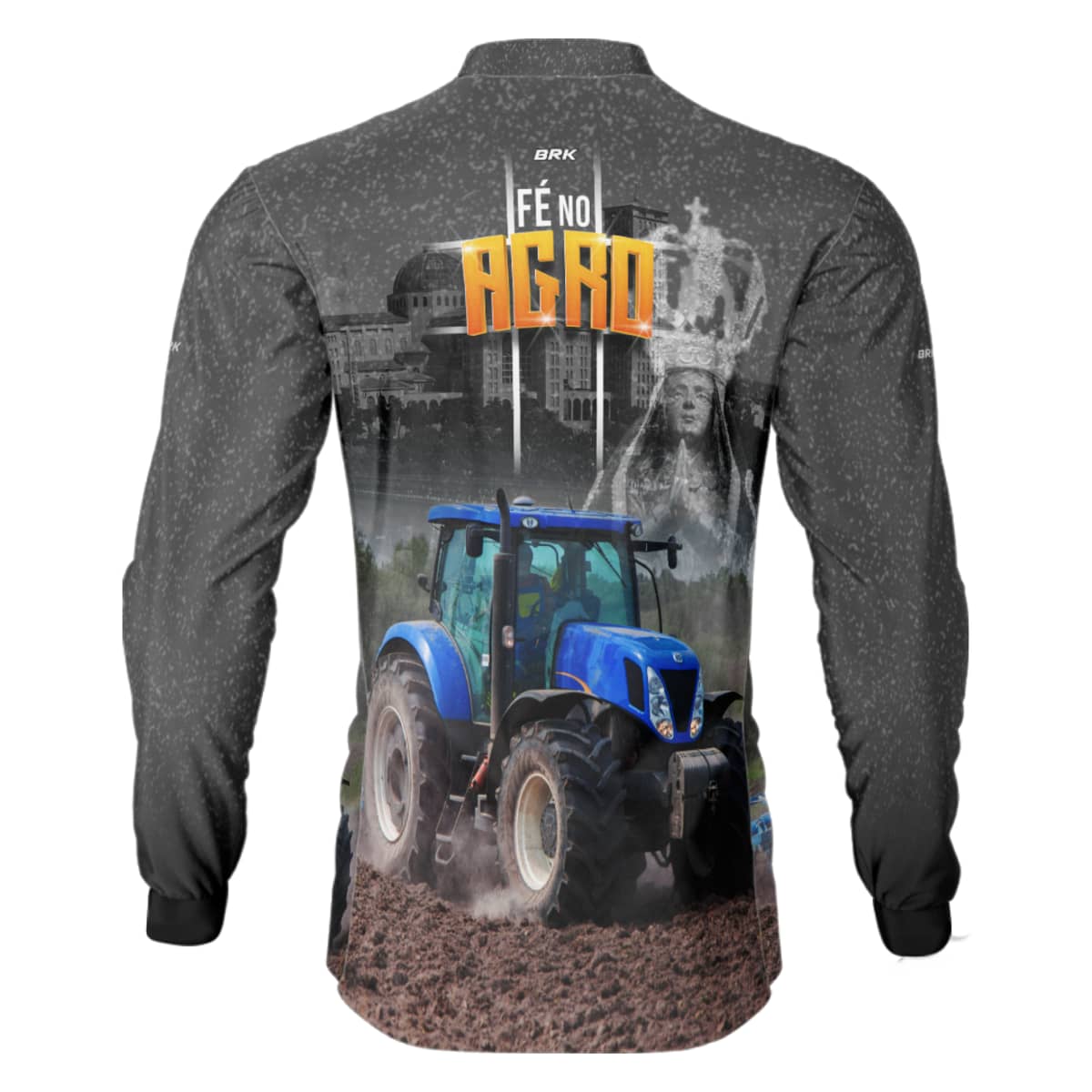 Camisa Agro Brk Fé Padroeira Força do Agro 2.0 com Proteção Solar UV50+