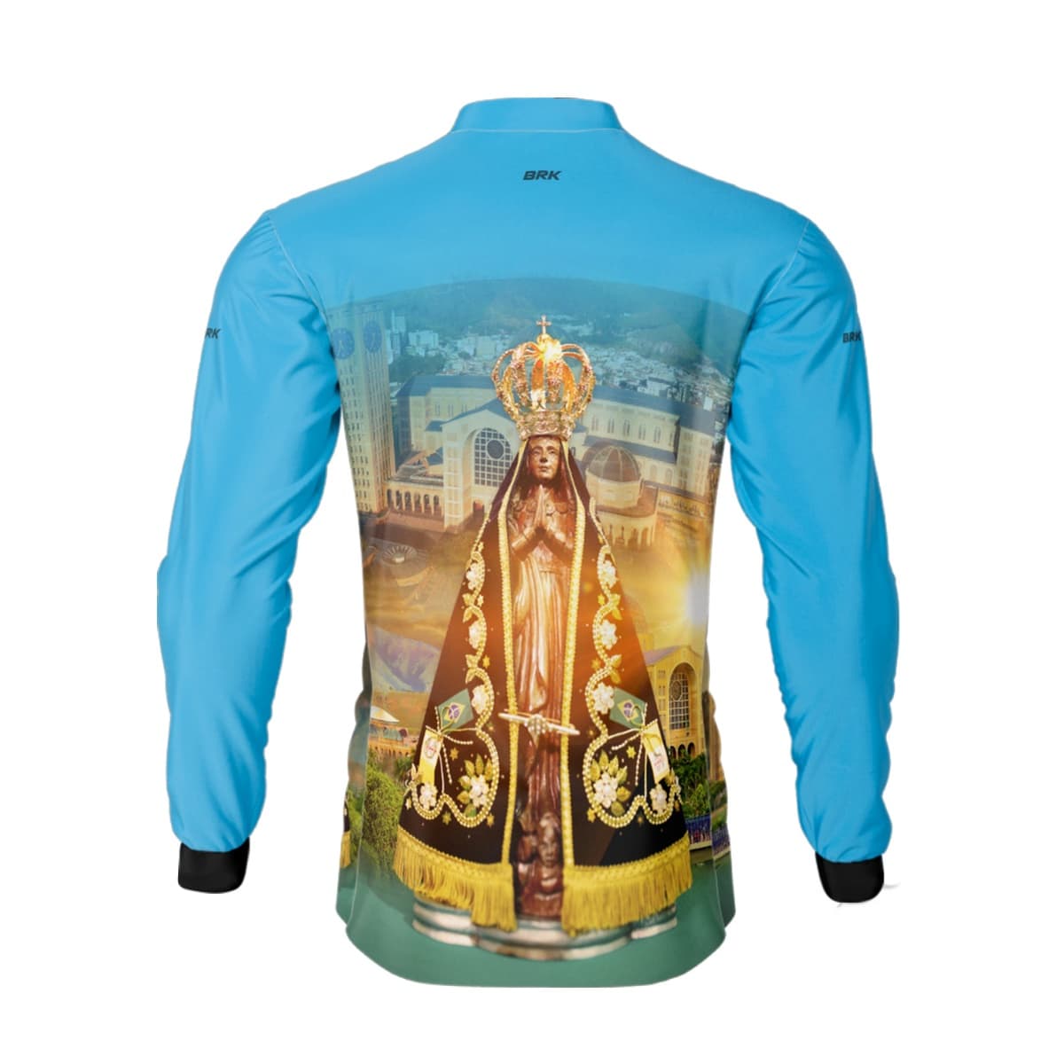 Camisa Agro Brk Azul Nossa Senhora com Proteção Solar UV50+