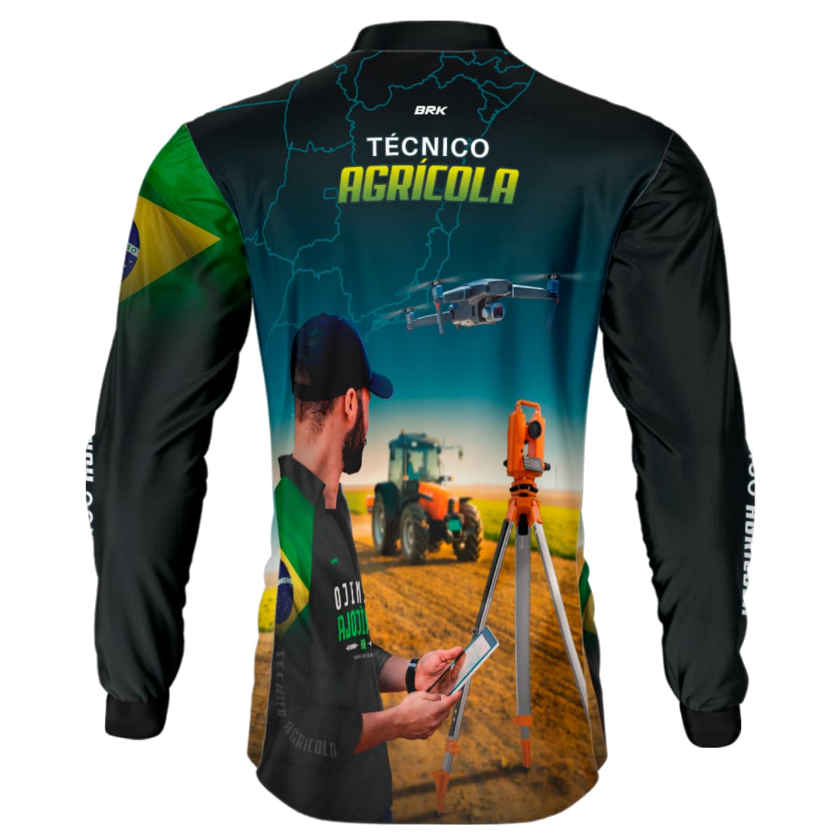 Camisa Agro Brk Técnico Agrícola com Proteção Solar UV50+