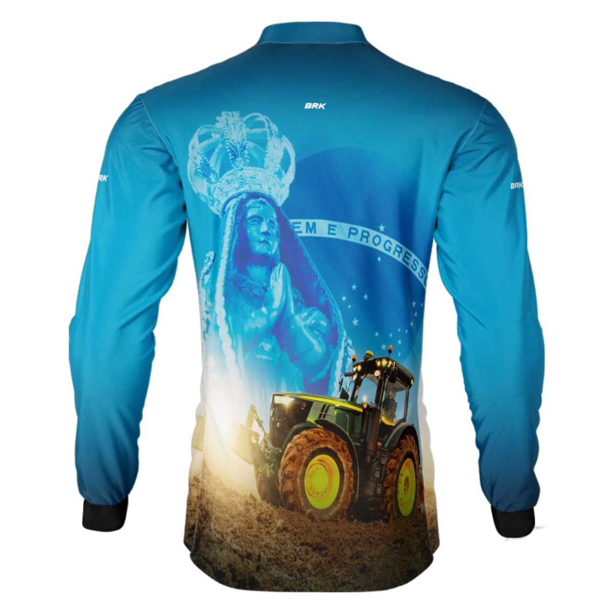 Camisa Agro Brk Padroeira Nossa Senhora com Proteção Solar UV50+