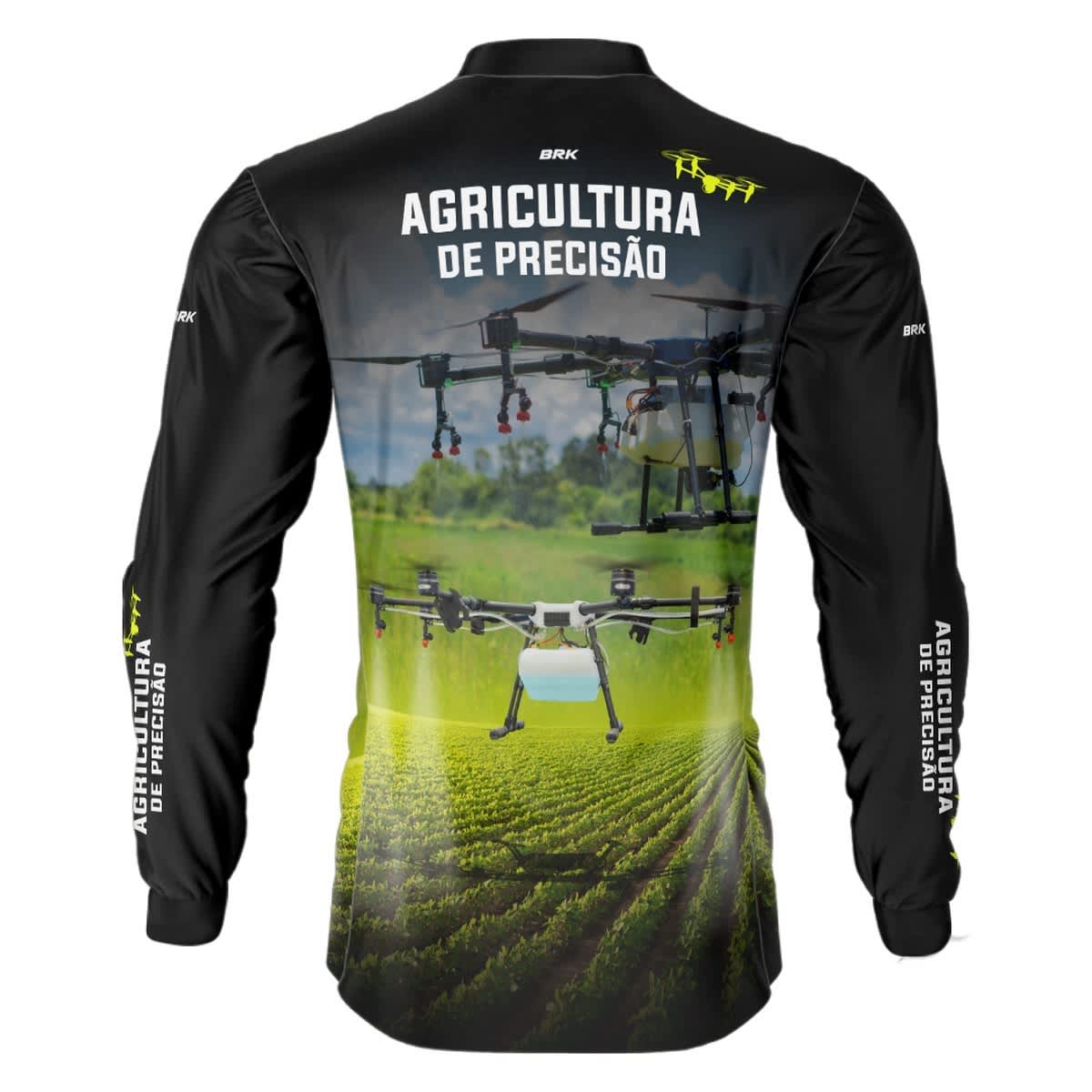 Camisa Agro Brk Drone é Agricultura de Precisão com Proteção Solar UV50+