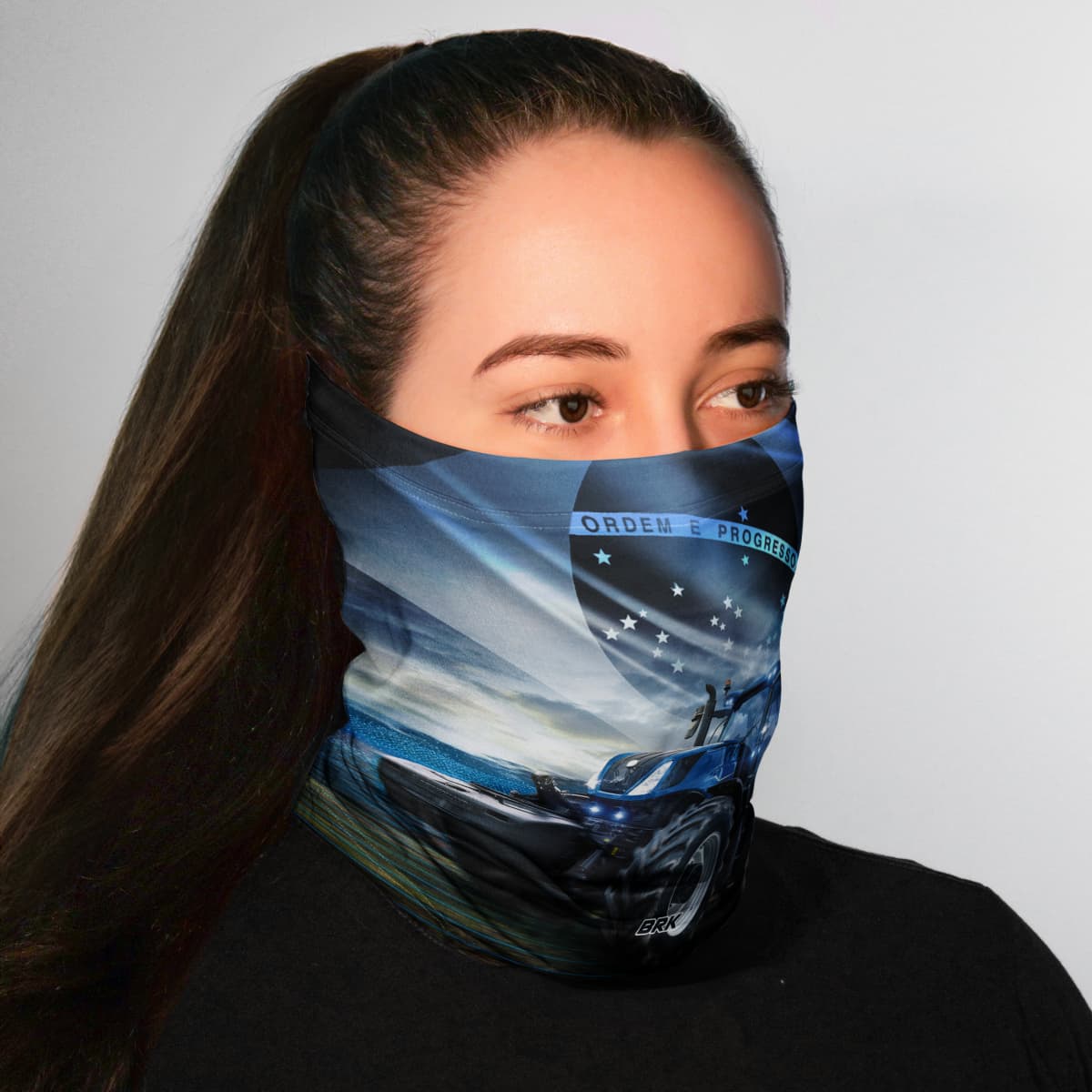 Bandana Tubeneck Agro Brk Trator 02 NH com Proteção Solar UV50+