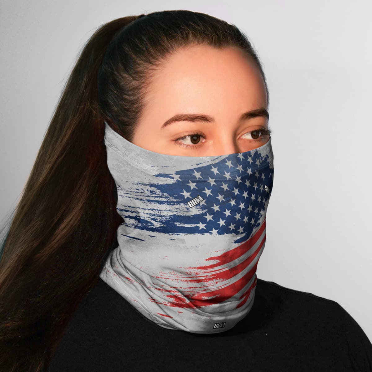 Bandana Tubeneck Agro Brk Bandeira do Estados Unidos com Proteção Solar UV50+