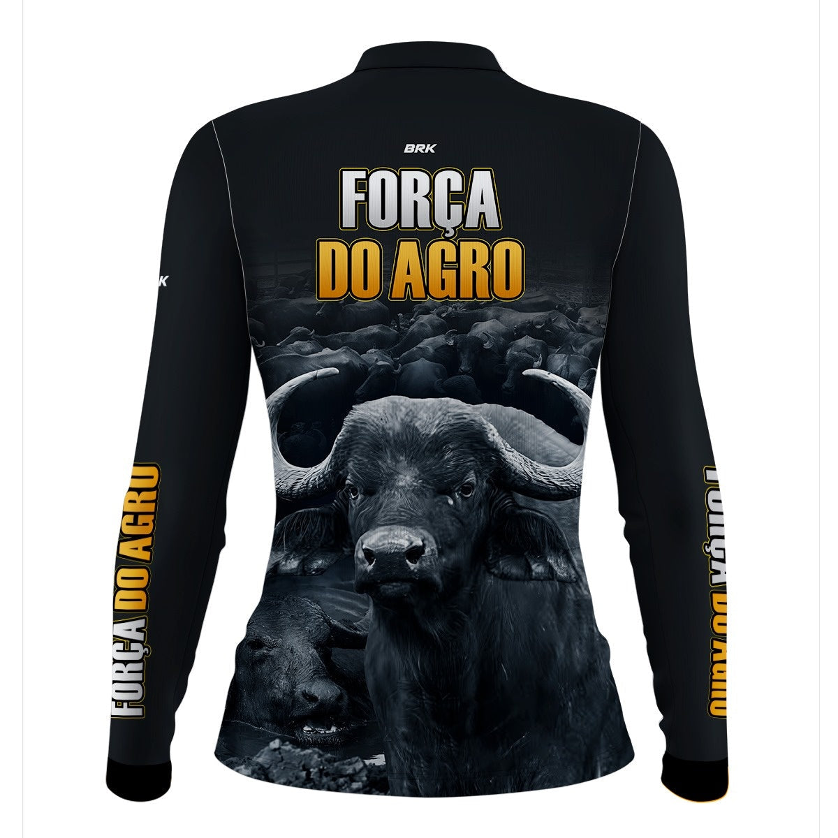 Camisa Agro Brk A Força do Agro Produtor de Bubalinos com UV50+