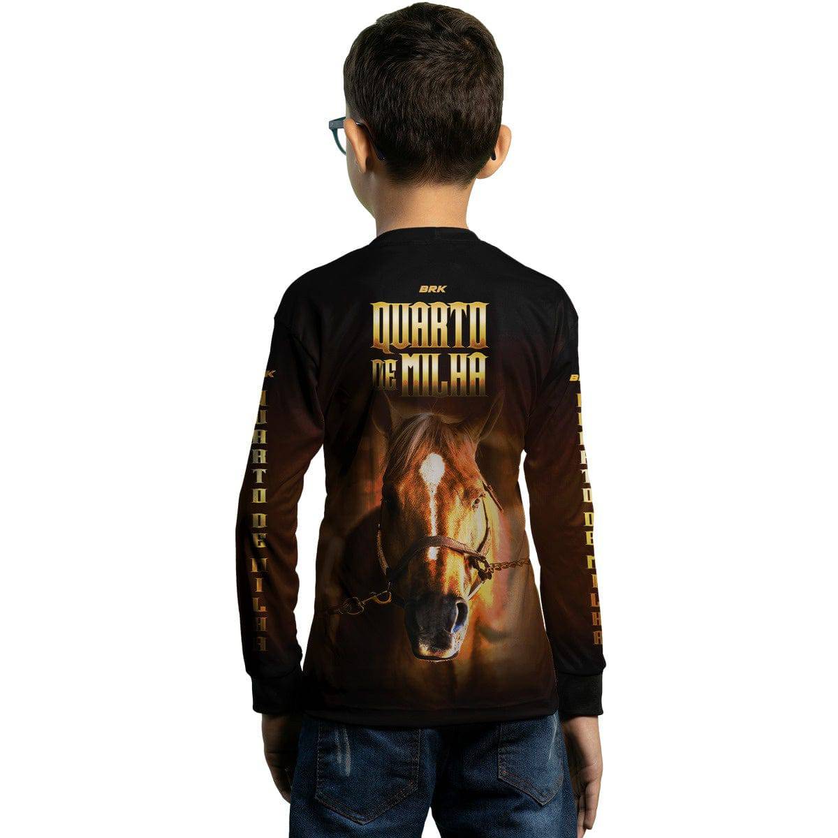 Camisa Agro Brk Rosto Quarto de Milha Proteção Solar UV50+