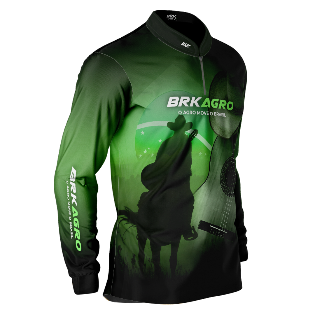 Camisa Agro Brk Country Violeiro com Proteção Solar UV50+