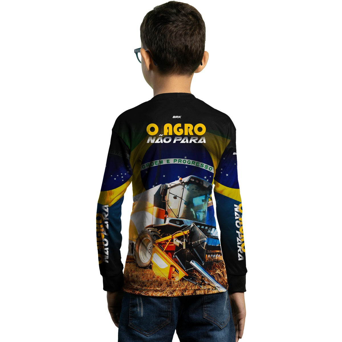 Camisa Agro Brk O Agro Não Para Proteção Solar UV50+