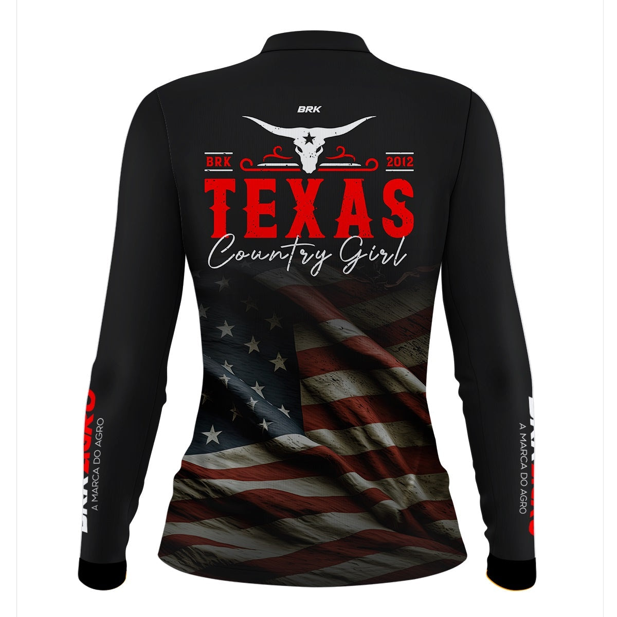 Camisa Agro Feminina Brk Texas Country Girl EUA com Proteção UV50+