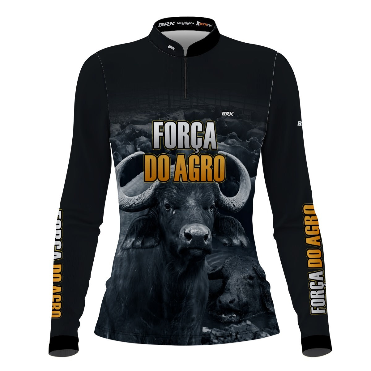 Camisa Agro Brk A Força do Agro Produtor de Bubalinos com UV50+