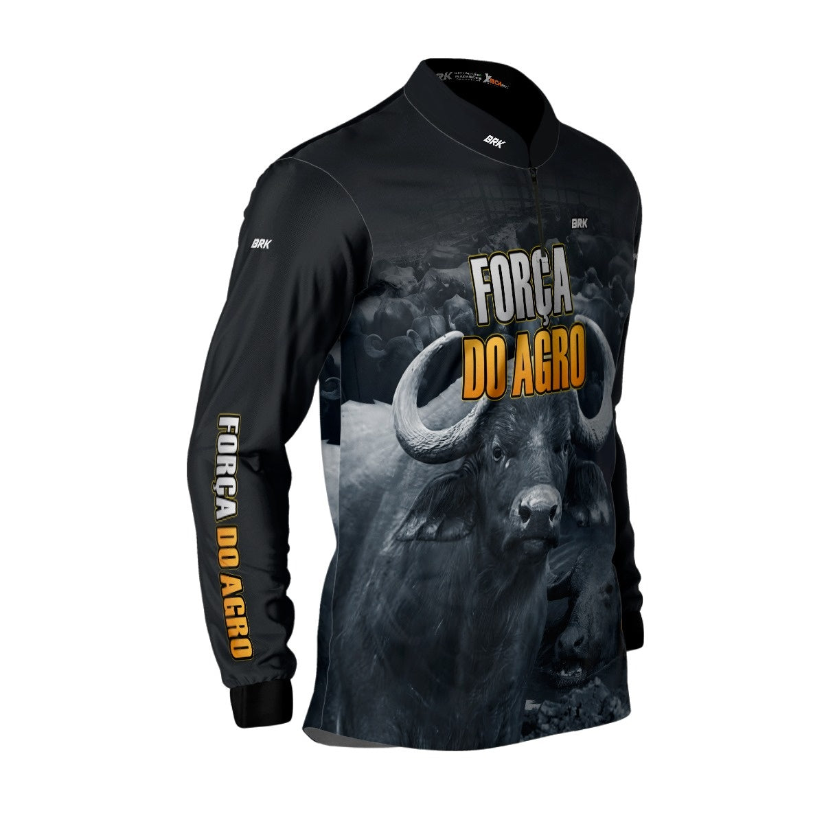 Camisa Agro Brk A Força do Agro Produtor de Bubalinos com UV50+