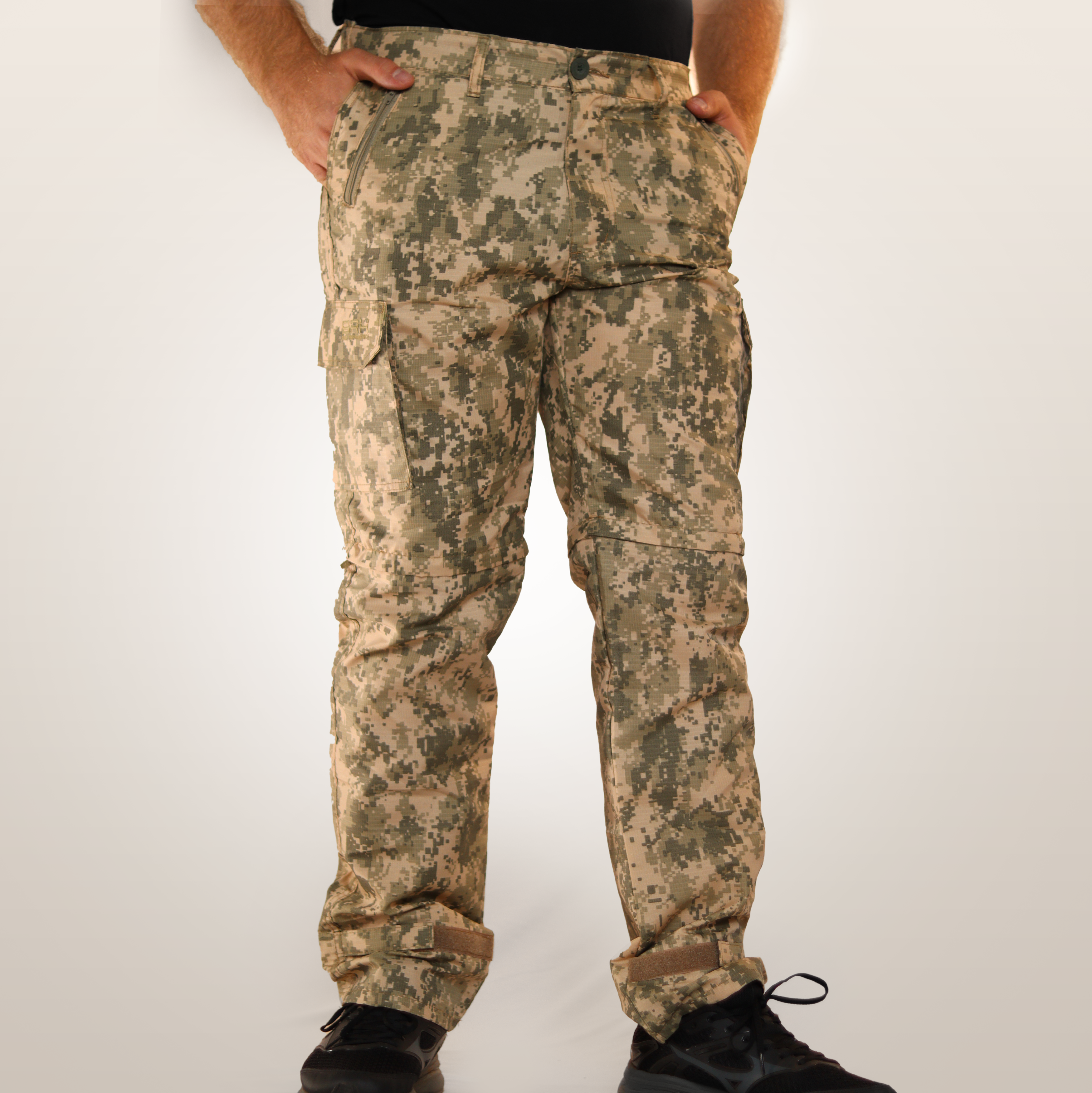 Calça Explorer Brk Militar Bege Vira Bermuda