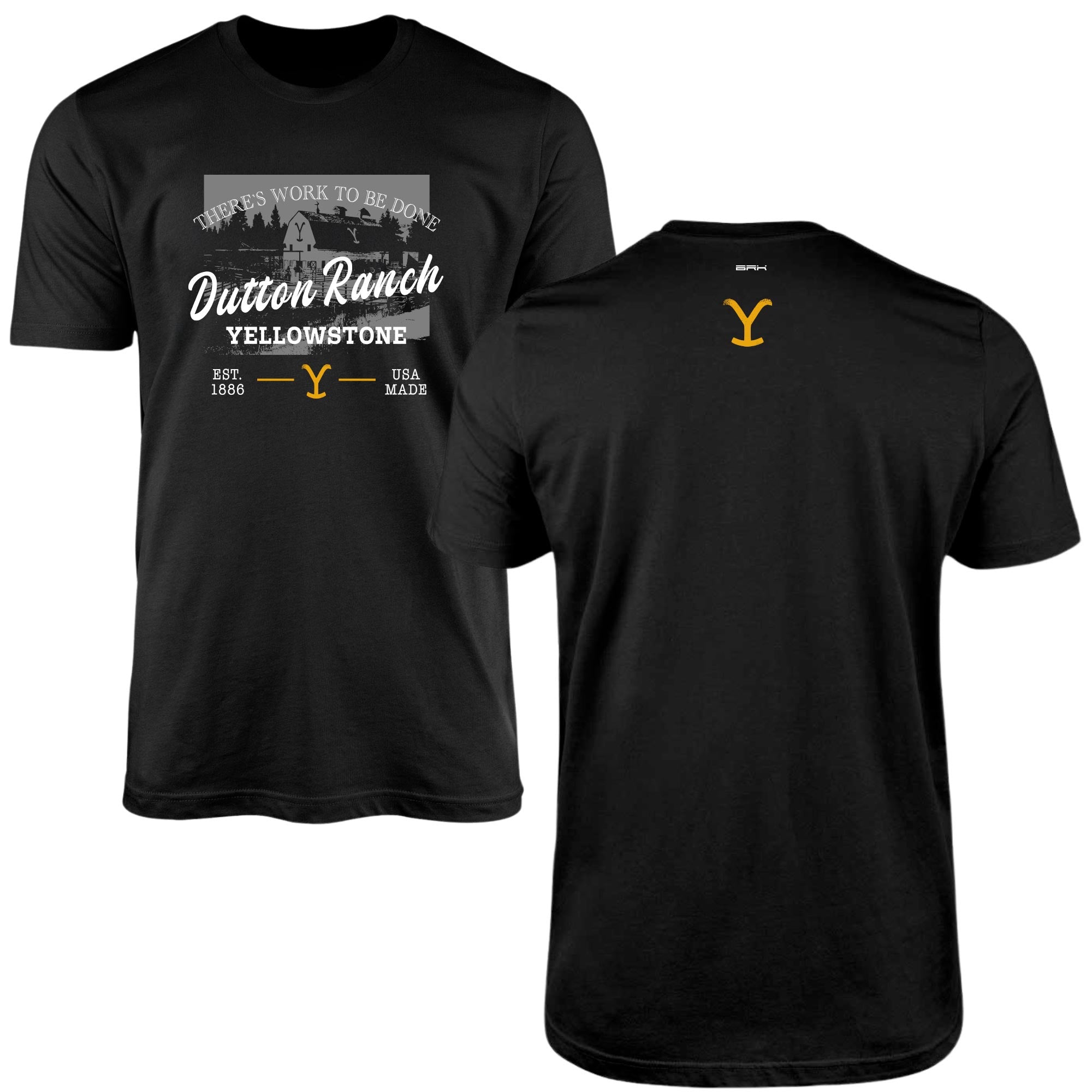 Camiseta Agro Brk Yellowstone Dutton Ranch com Algodão Premium