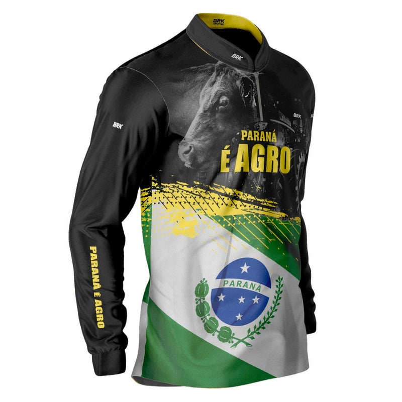 Camisa Agro Brk Paraná é Agro com Proteção Solar UV50+