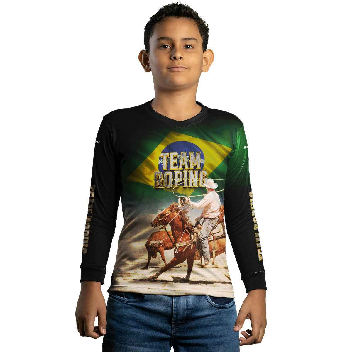 Camisa Agro Brk Team Roping BR Proteção Solar UV50+