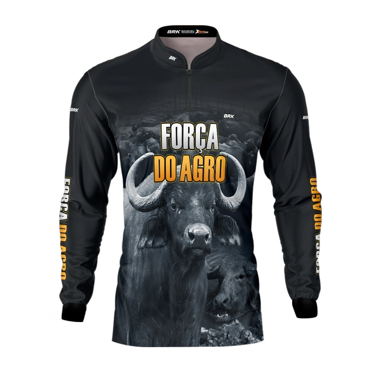 Camisa Agro Brk A Força do Agro Produtor de Bubalinos com UV50+