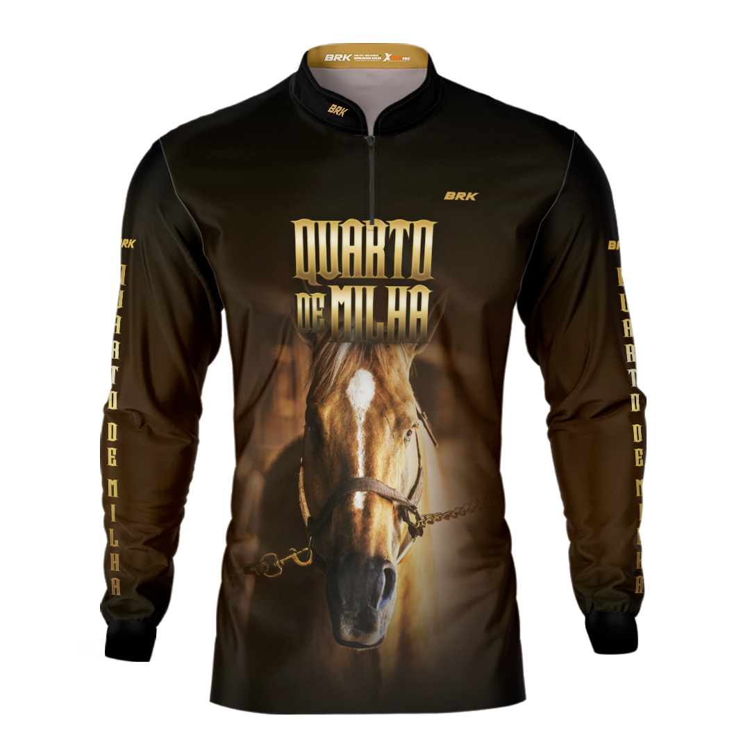 Camisa Agro Brk Rosto Quarto de Milha Proteção Solar UV50+