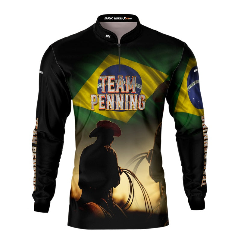 Camisa Agro Brk Team Penning Brasil com Proteção Solar UV50+