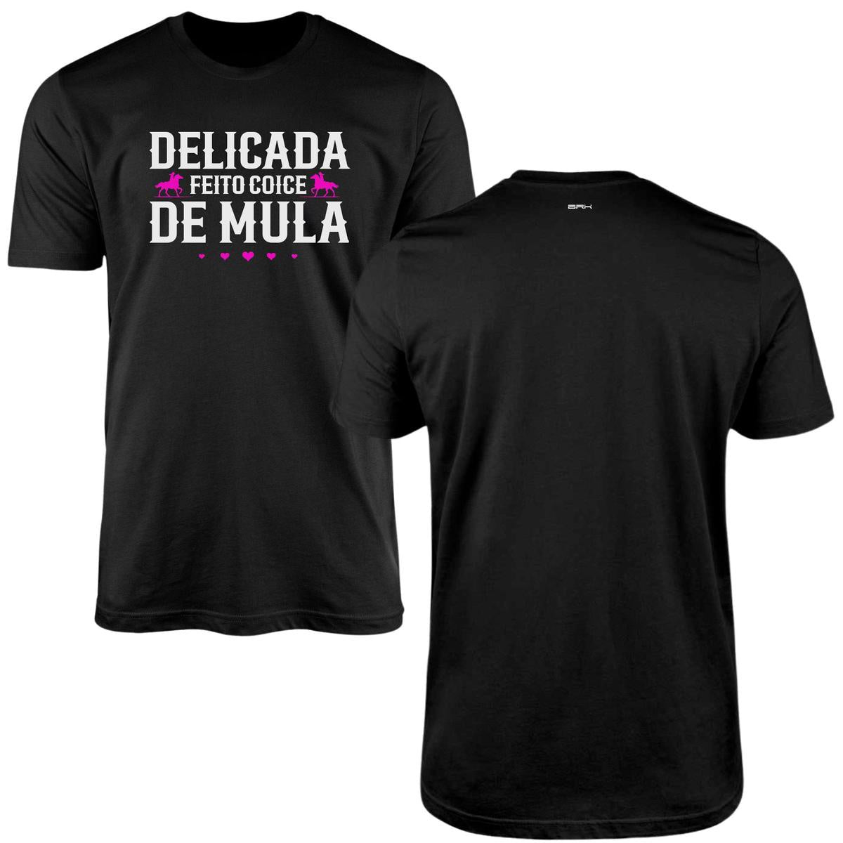 Camiseta Agro Brk Delicada Feito Coice de Mula com Algodão Premium