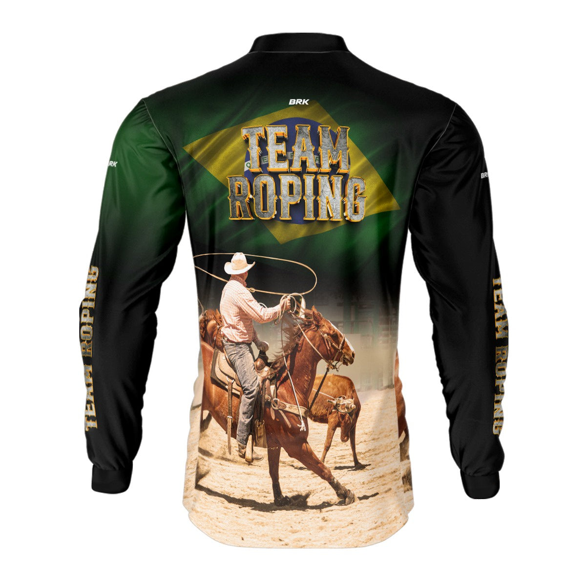 Camisa Agro Brk Team Roping BR Proteção Solar UV50+