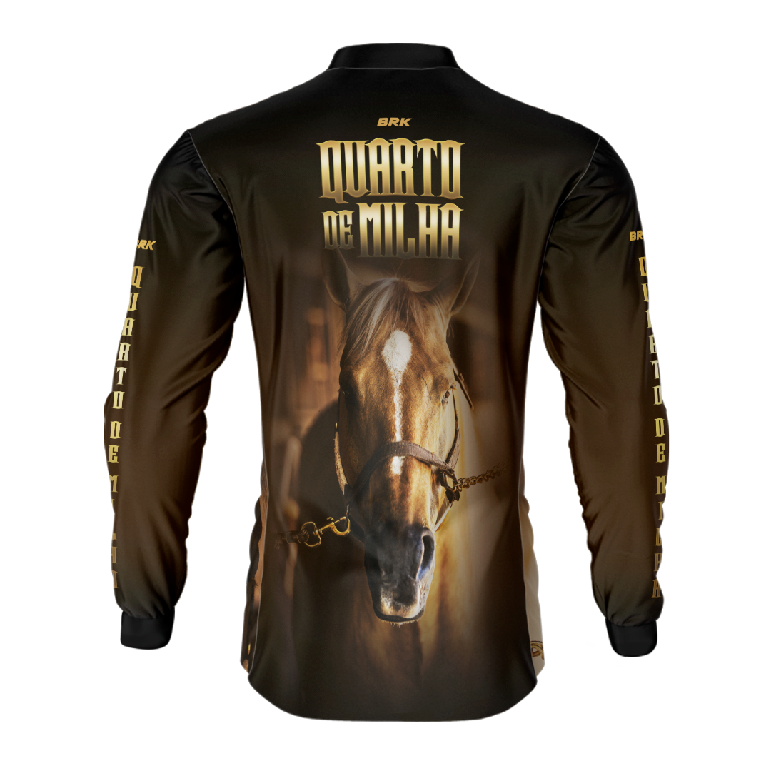 Camisa Agro Brk Rosto Quarto de Milha Proteção Solar UV50+